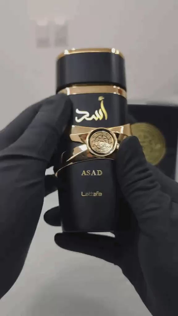 KIT LATTAFA ASAD+PERFUMERO Y CREMA